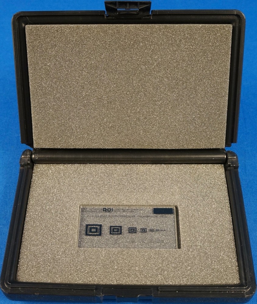 ROI Ram Optical OGP Rectangular Calibration Standard