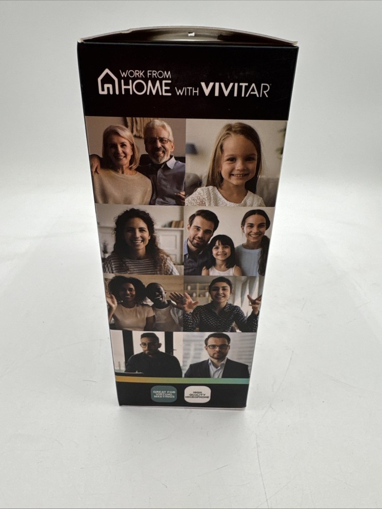 VIVITAR DIGITAL WEBCAM Clip On Camera 360 Rotating Base, Optimized Zoom