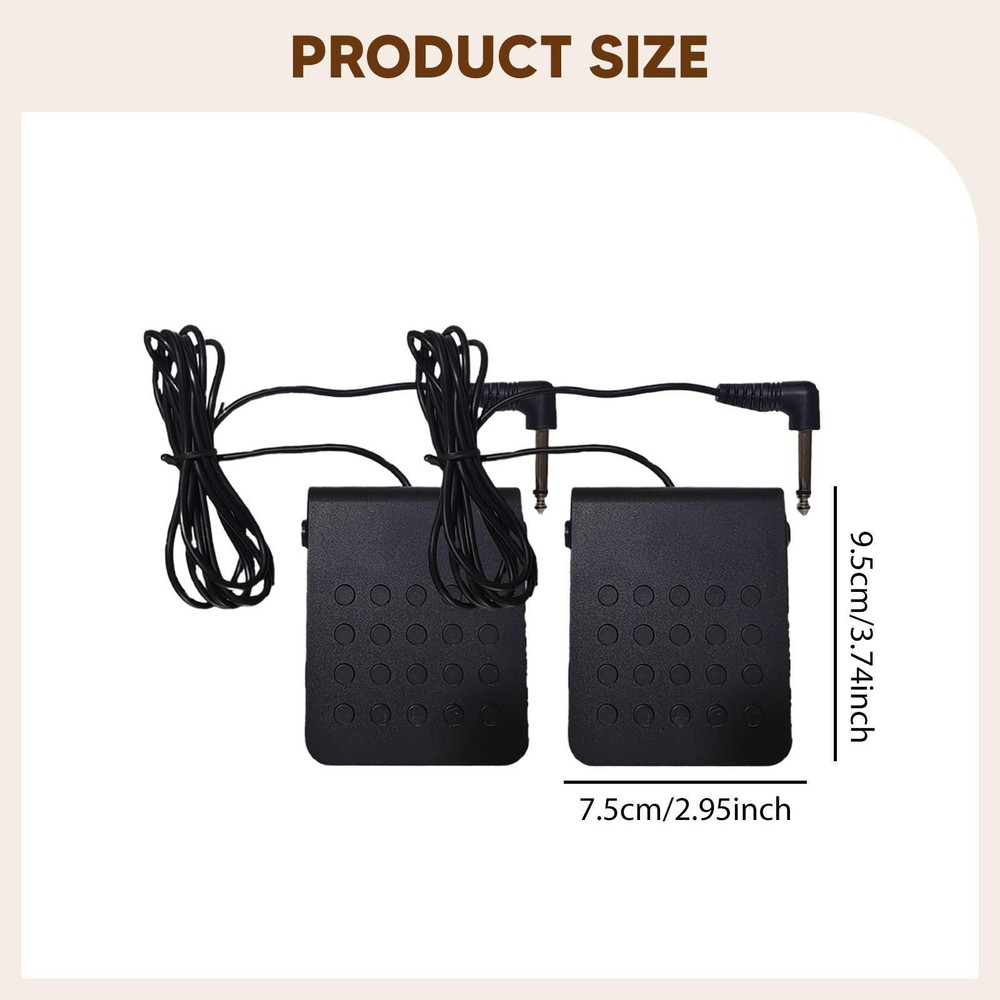 2x Electronic Drum Pedal Foot Pedal Replacement