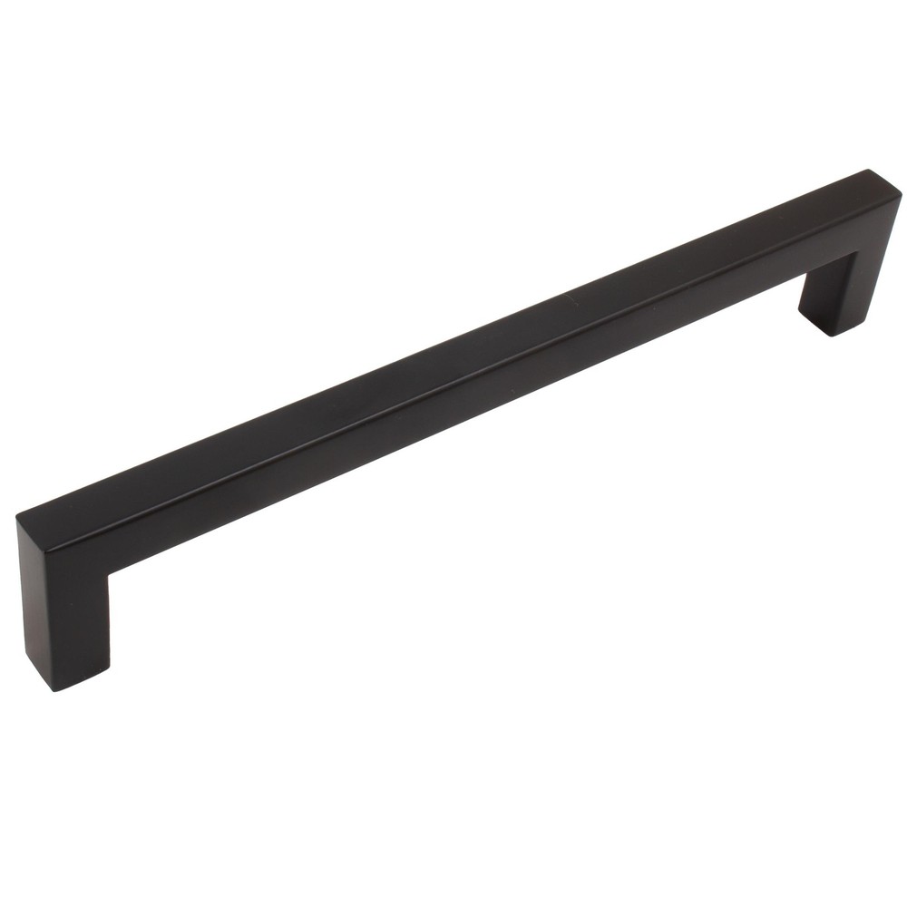 Contemporary Square Cabinet Pull, 160 Millimeters, Stanless Steel Base Material,