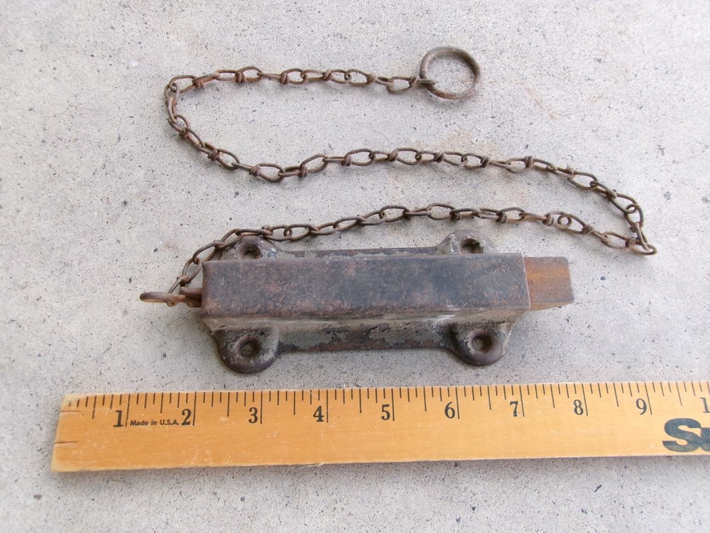vintage Barn Door Pull Chain pull lock