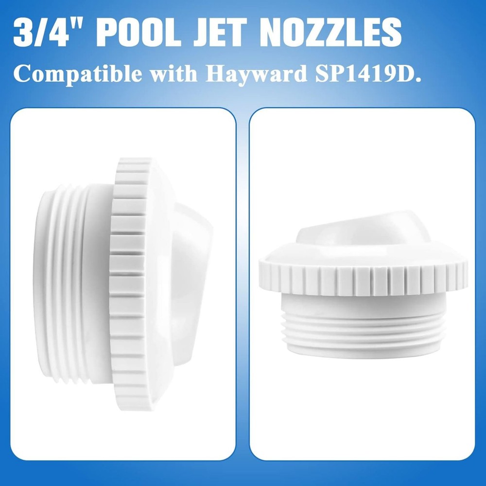 New 5X For Hayward SP1419D Pool Spa Directional Flow Hydrostream Return Jet