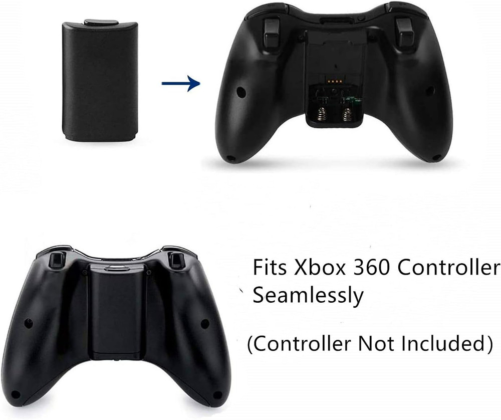 4 Pack Battery Box/Battery Cover for Xbox 360 Wireless Controller