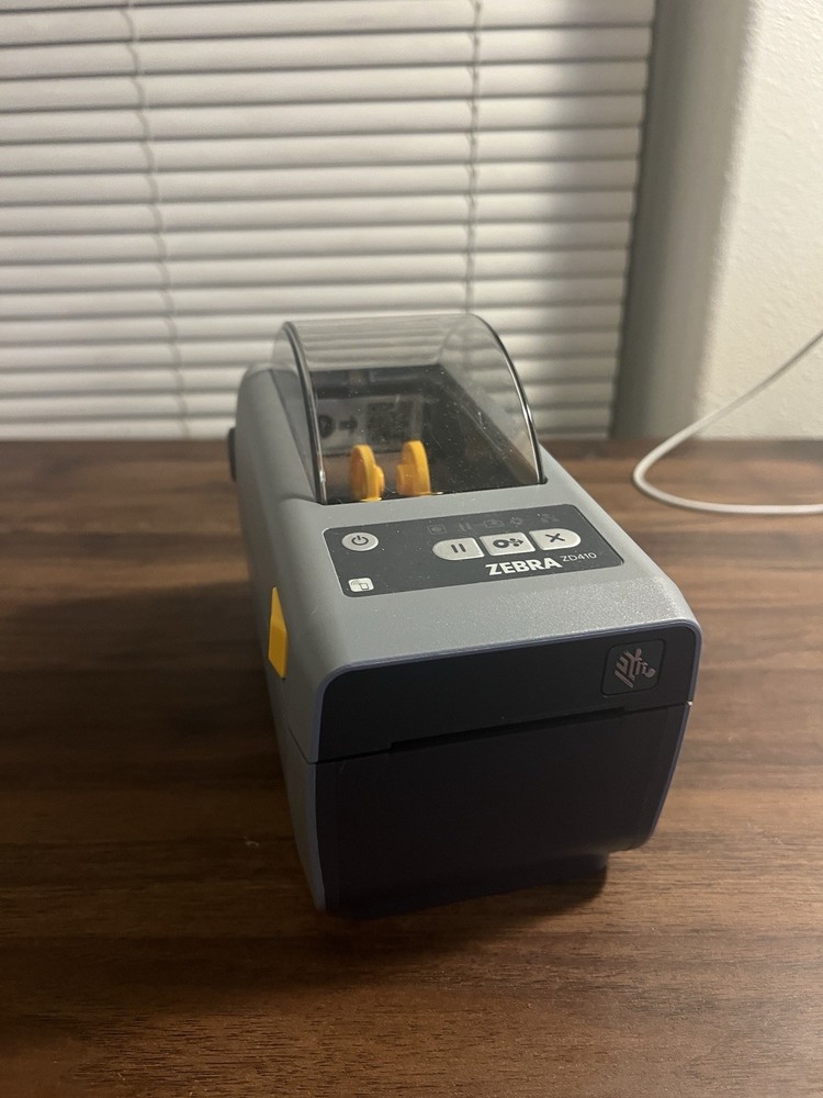 Zebra ZD410 Direct Thermal Label Printer Gray Compact Desktop Barcode Printing