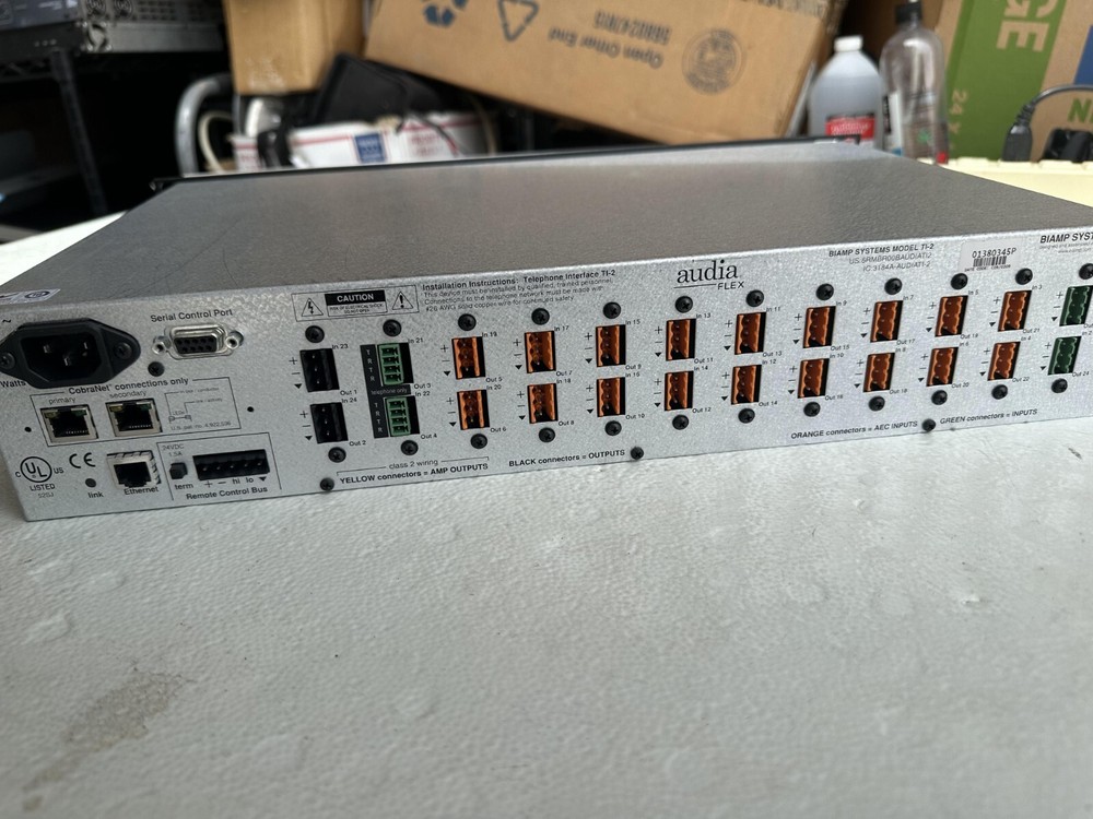 BIAMP Systems Audia Flex Model TI-2 Digital Audio Processor. Fast free shipping.