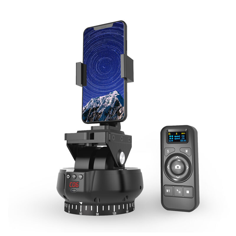 YT-1200 Panoramic Remote Control Pan Tilt Motorized Tripod Stabilizer