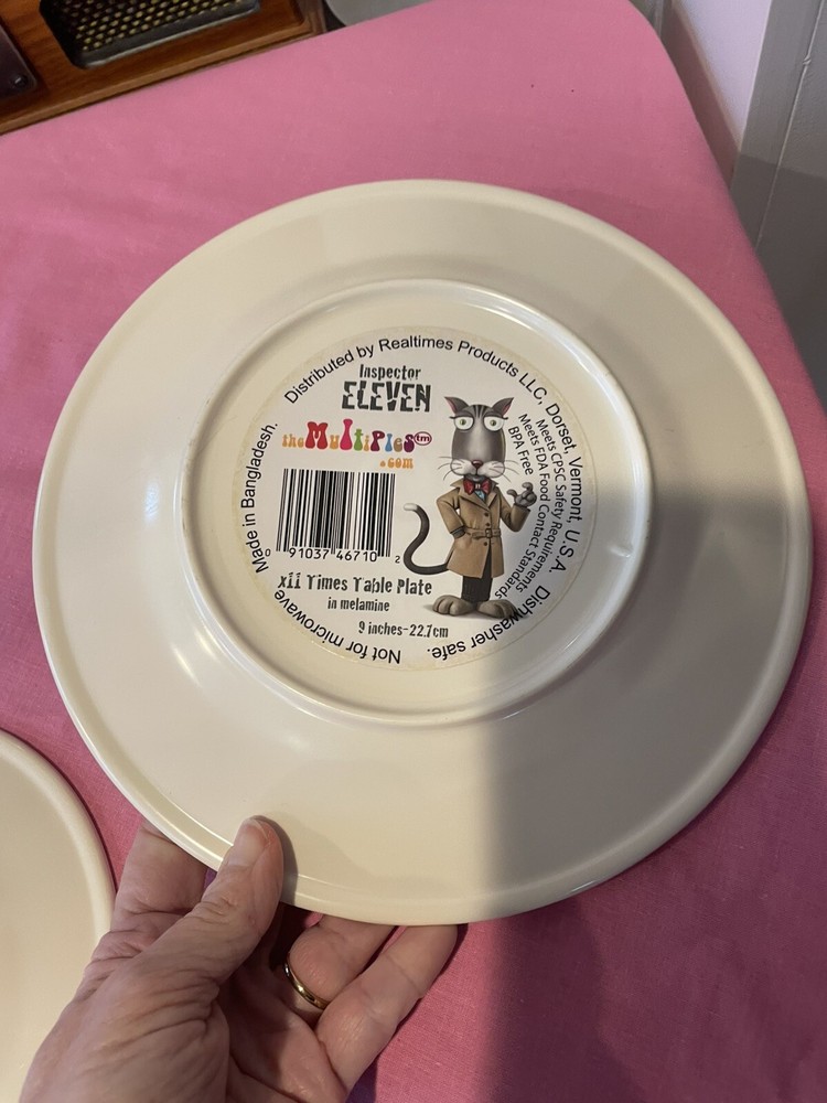 Times Table Meet The Multiples Melamine Dish Set