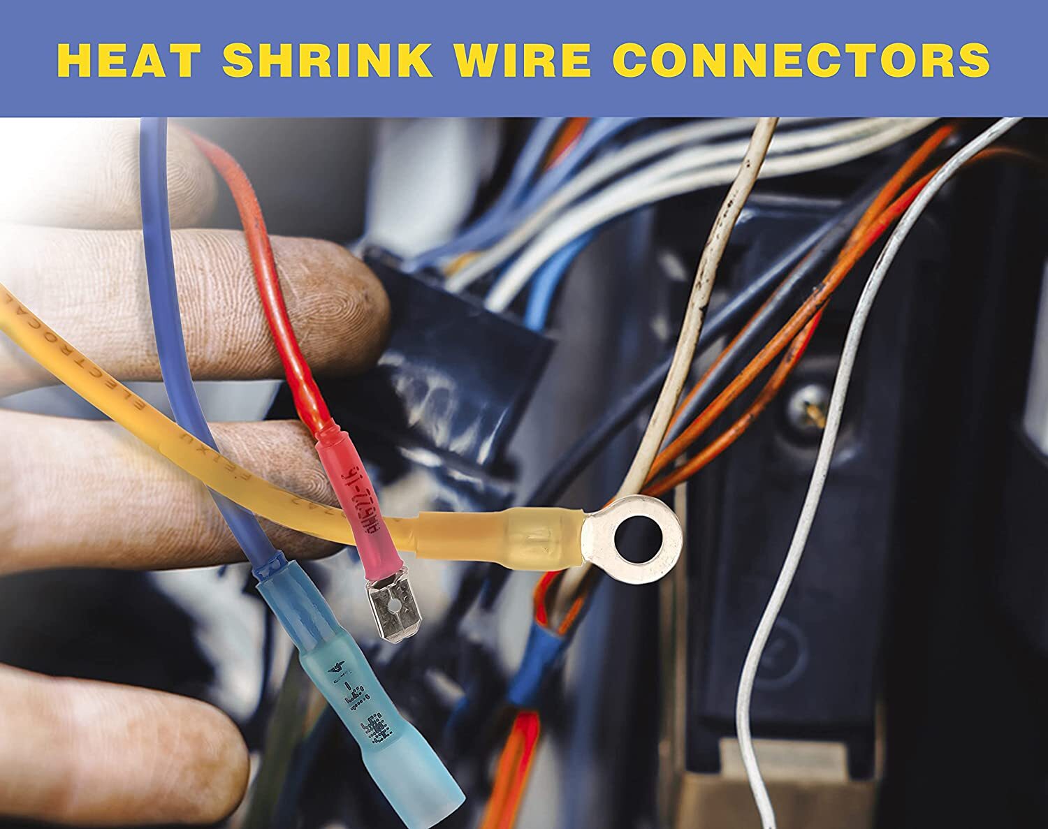 400/100x Waterproof Heat Shrink Butt Wire Splice Crimp Connectors Terminals Kit