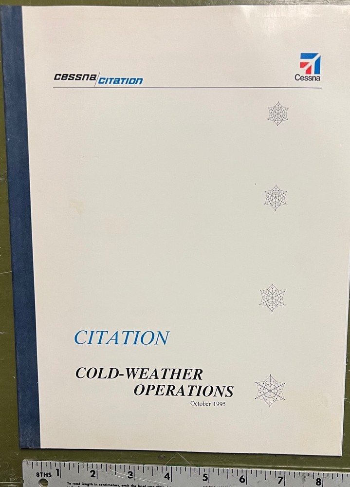 Cessna Citation Cold Weather Operations
