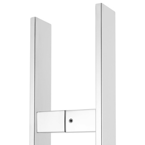 NEWStainless Steel Double Sided Push Pull Door Handle, H-shaped Door Pull Handle