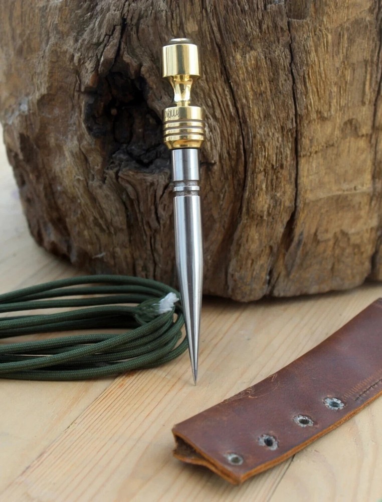 Marlin Spike Multifunctional EDC Brass Paracord Tool, Essential Tool