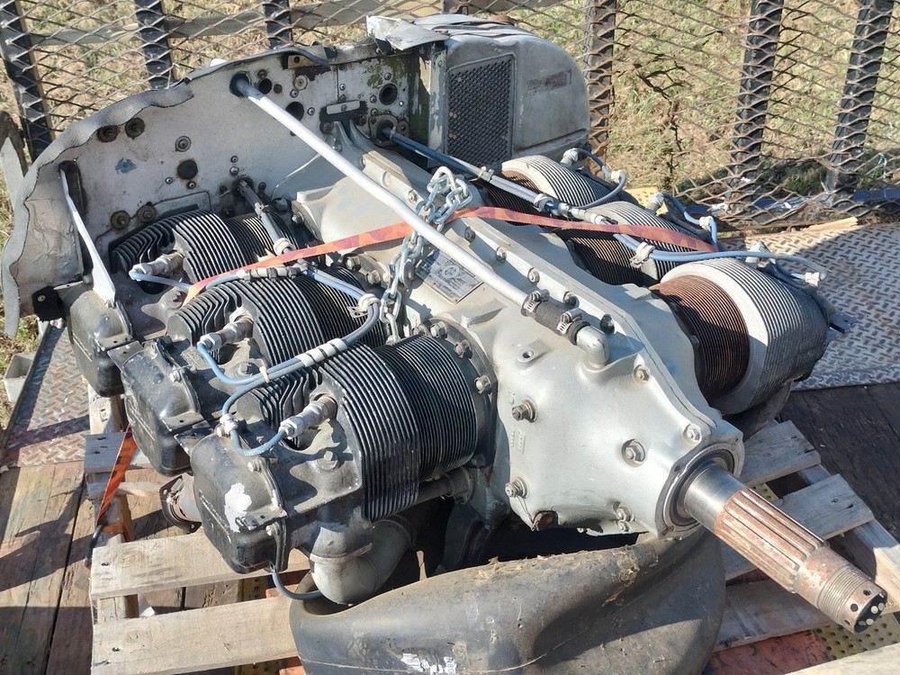 Continental 185 E185 E-185 Airplane Aircraft AirBoat Engine Core - Seized