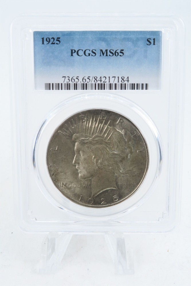 1925-P PCGS MS65 Peace Dollar Business Strike