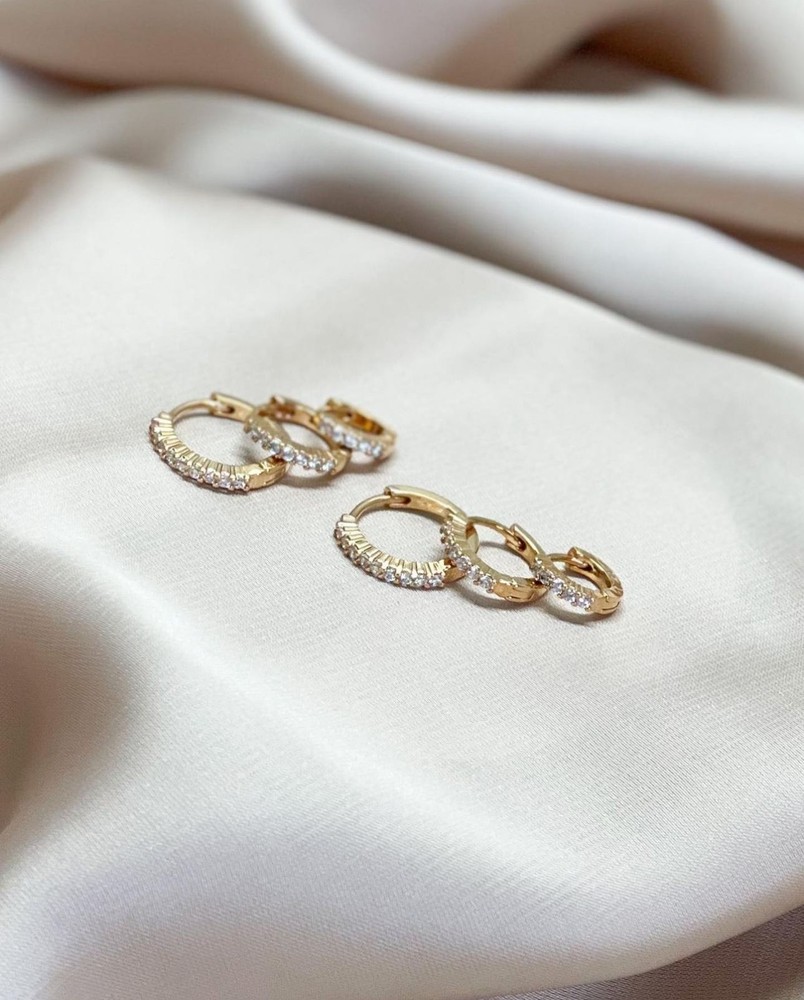 Crystal Hoop Set