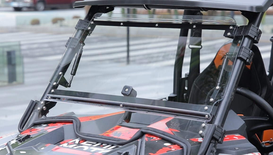 UTV Flip Up Split Front Windshield for 2019-2023 Polaris RZR XP 1000/4 Turbo 4