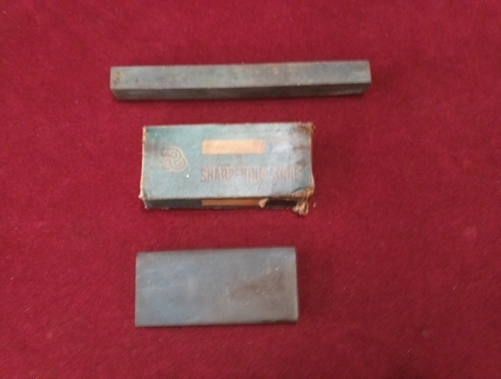 Two Silicon Carbide Fine Slip Stones