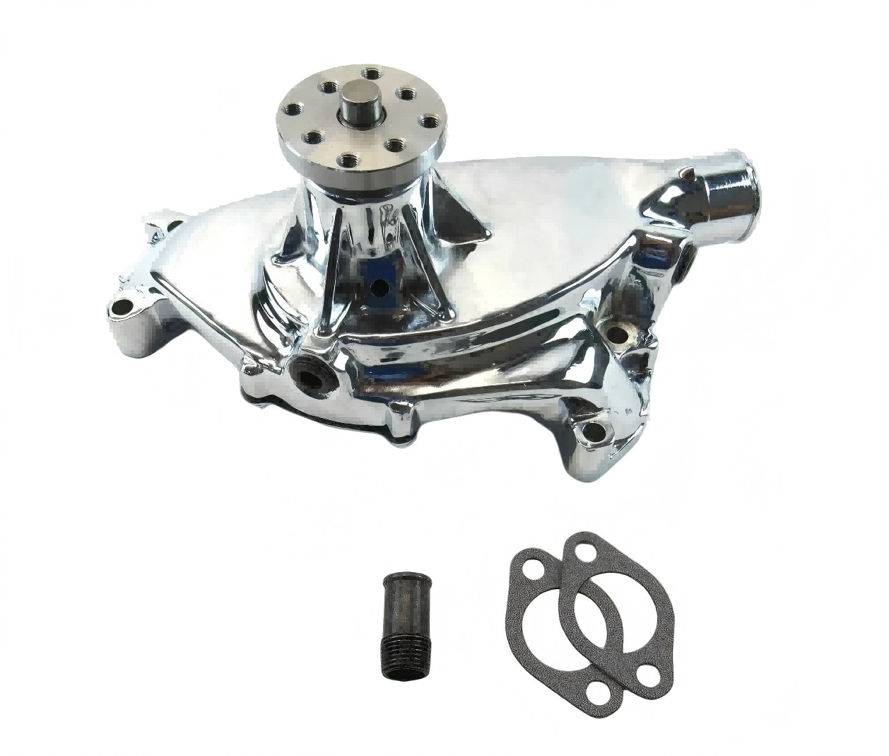 Big Block Chevy 454 Short Water Pump V Pulley & Bracket Kit W/Alternator PS SWP