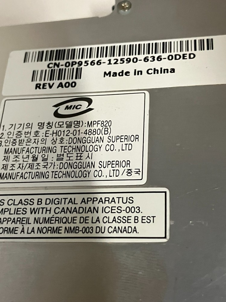 Sony MPF820 Floppy Disk Drive 0P9566