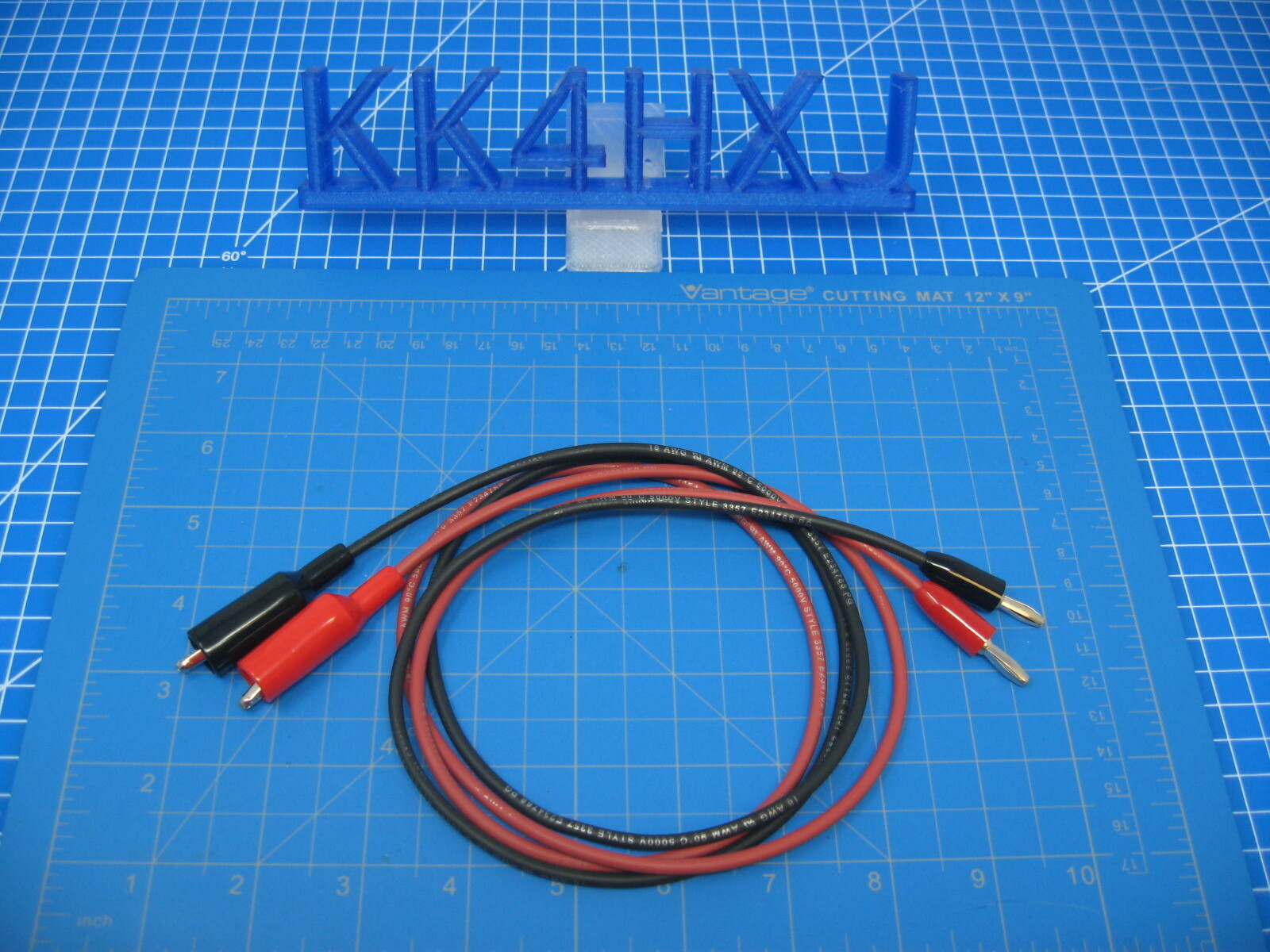 Custom Test Lead - Vintage Gear - Banana Plugs to Alligator Clips(Mueller BU-60)