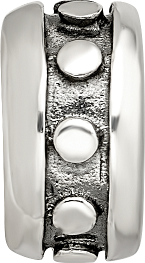 Silver Reflections Stopper/Spacer Bead QRS1401