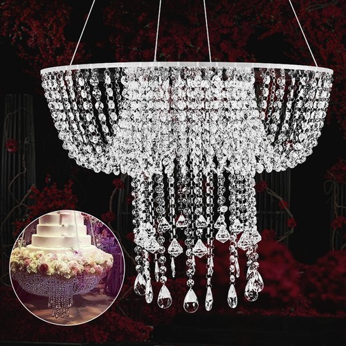 Wedding Cake Stand 80cm Crystal Bead Regular Impact-resistant, Rust-resistant