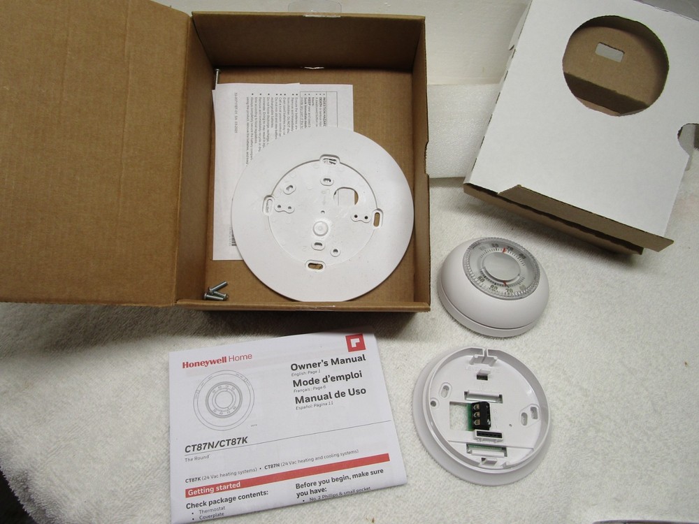 Honeywell CT87N Non- Programmable Thermostat - White