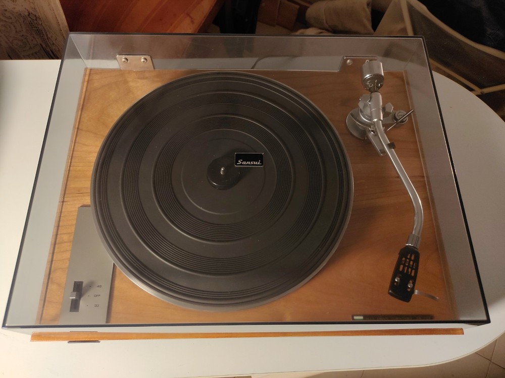 Sansui Sr-222 MK1 Turntable Restored Improved