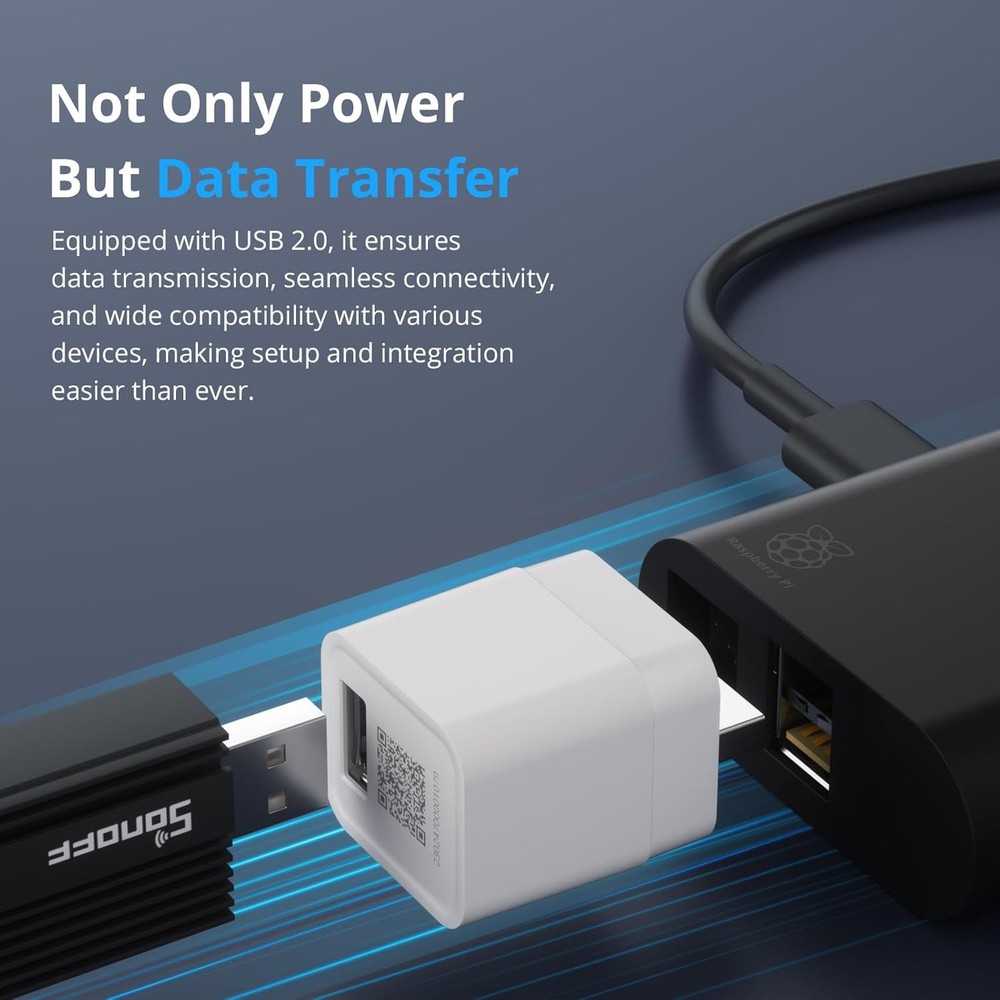 Zigbee Smart USB Outlet with Timer, Compatible with Alexa and Google Home