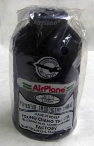 AirPlane Polyester Embroidery Thread 5000m Spool 120D/2