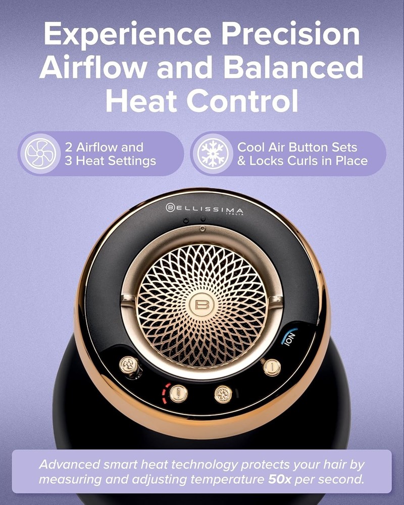 Bellissima Diffon Supreme Diffuser & Curly Hair Dryer - XL Diffuser for Long Wav