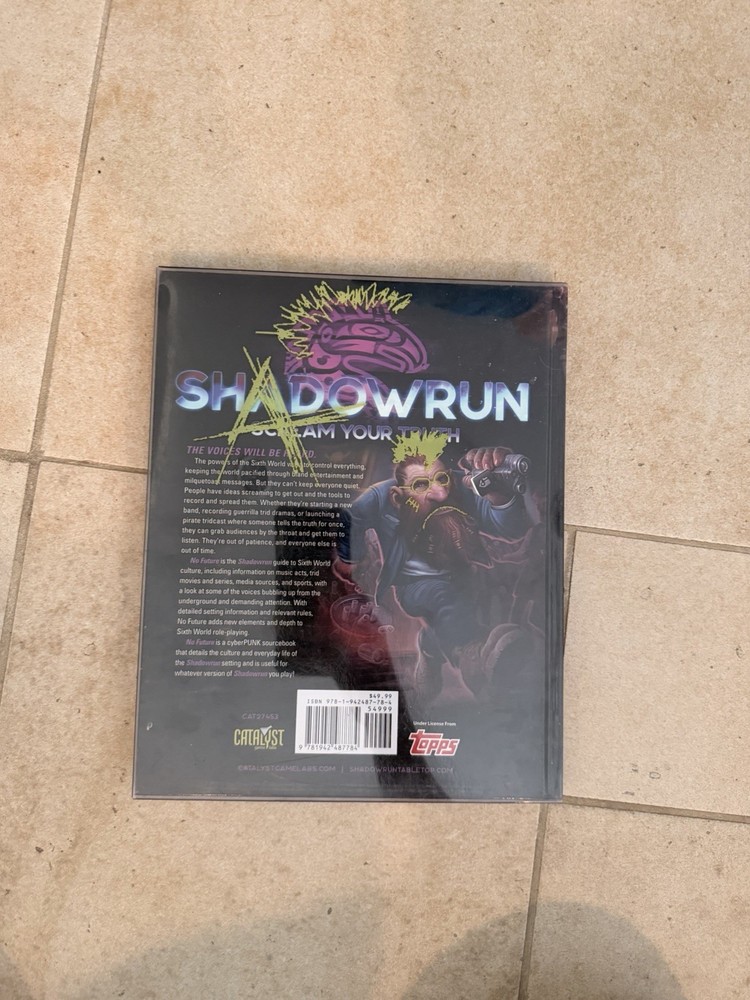 Shadowrun RPG ~ No Future ~ A Cyberpunk Sourcebook ~ OEJ