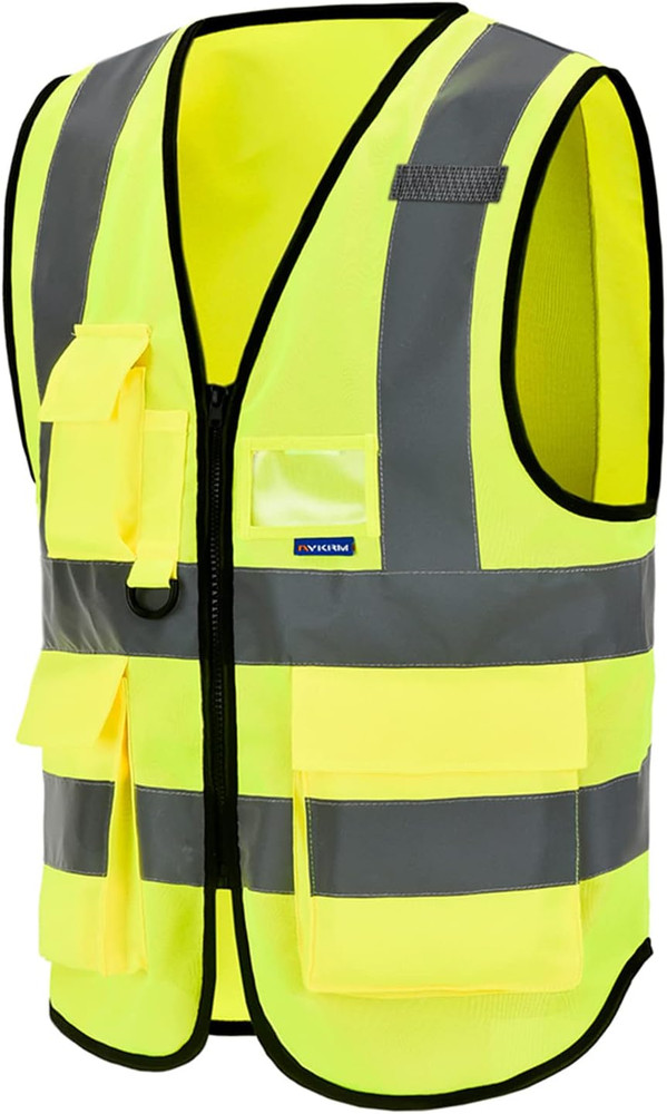 Small High Visibility Reflective Safety Vests 5 Pack