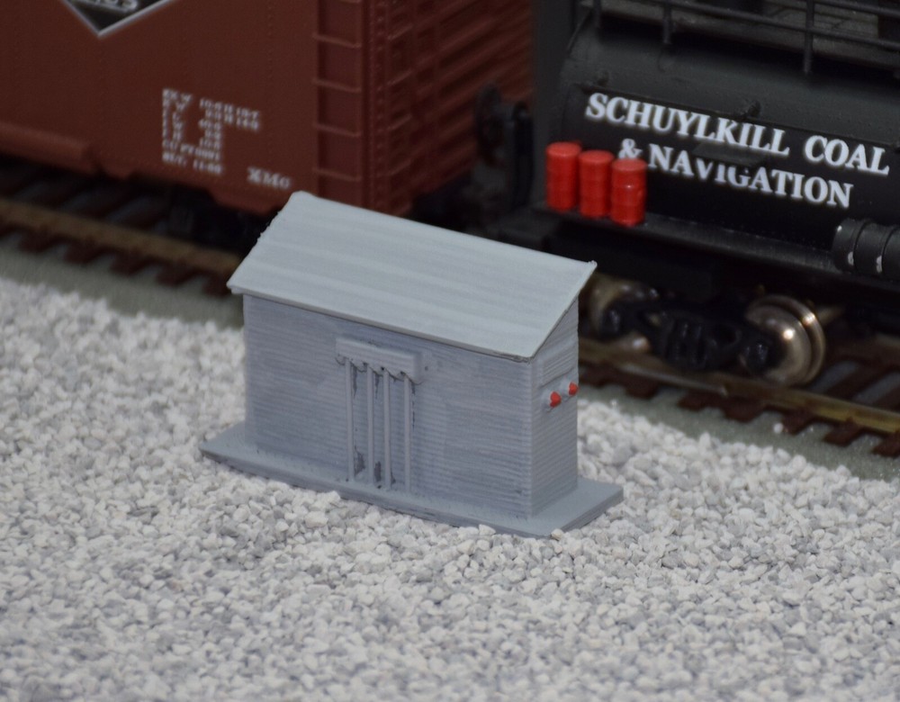 HO Scale Electrical Relay Cabinet Model Railroad Handcrafted Custom Designed