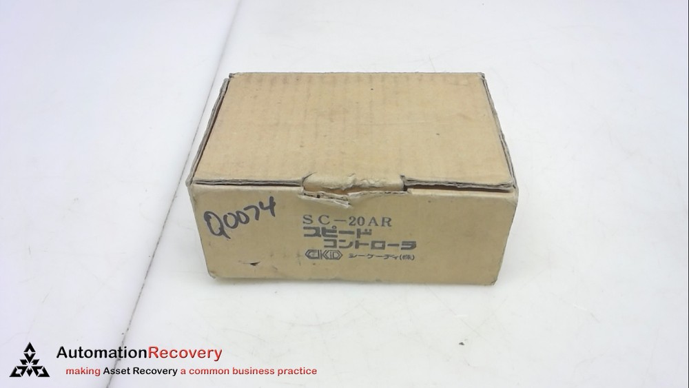 CKD CORP. SC-20AR, PNEUMATIC FLOW REGULATOR, NEW #253710