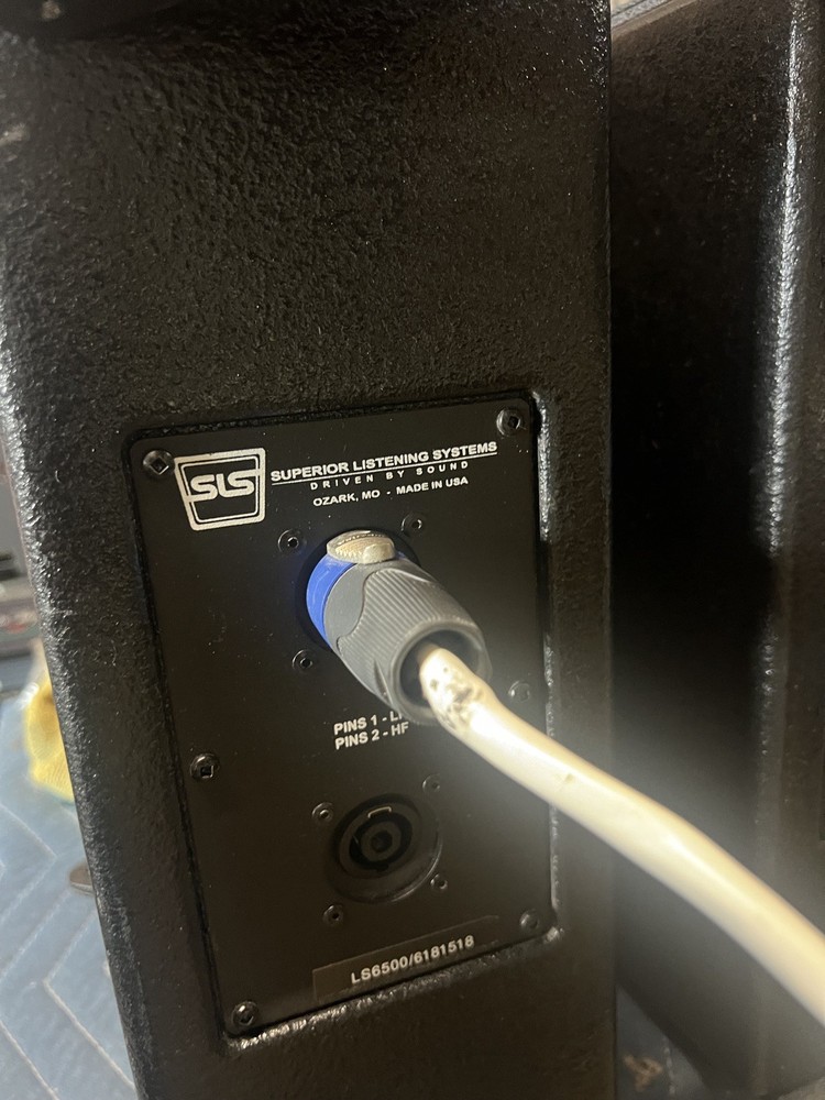 SLS LS6500 Full-Range Bi-Amped Line Array Module (Three) Tested Working