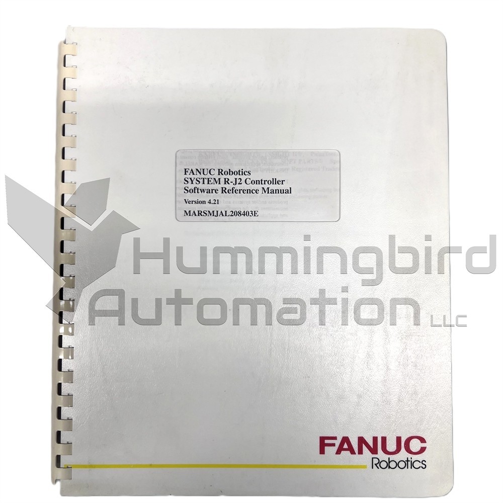 FANUC Robotics MARSMJAL208403E System R-J2 Controller Software Reference Manual