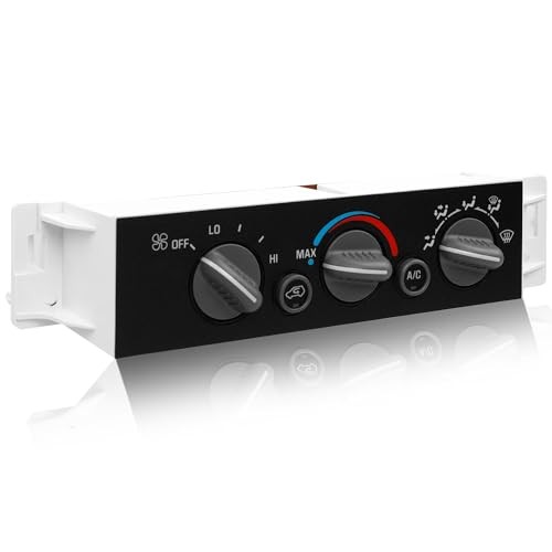 599-007 Climate Control Module A/C Heater Without Rear Window Defogger Switch