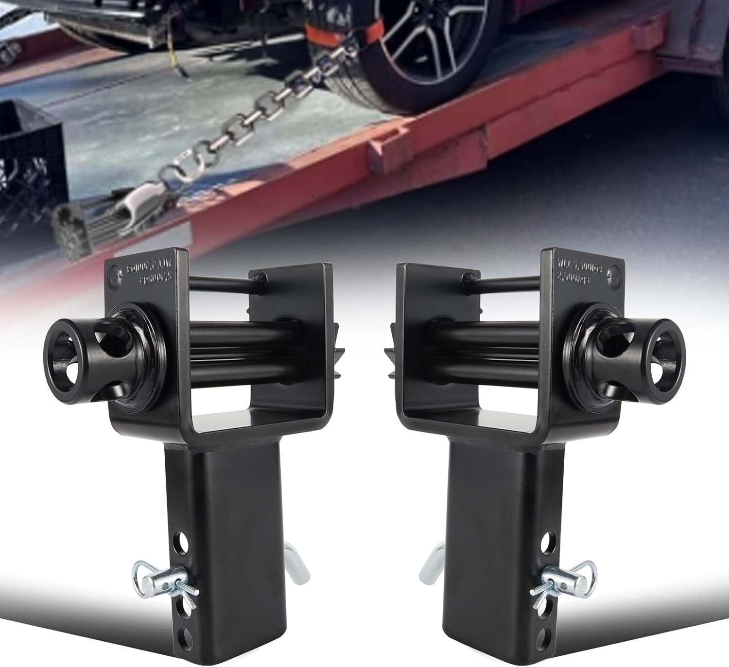 Heavy-Duty Trailer Stake Pocket D Rings with Anti-Loss Cord Stake Pocket