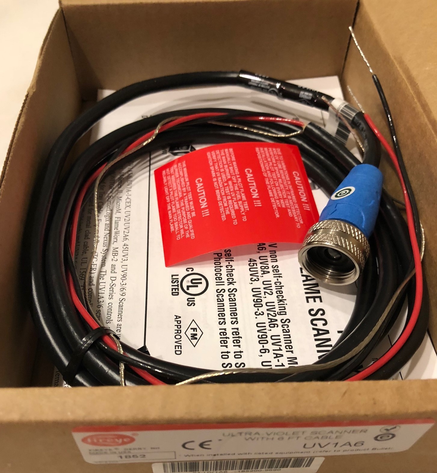 Fireye UV1A6 Ultra Violet  Scanner UV1 🇺🇸