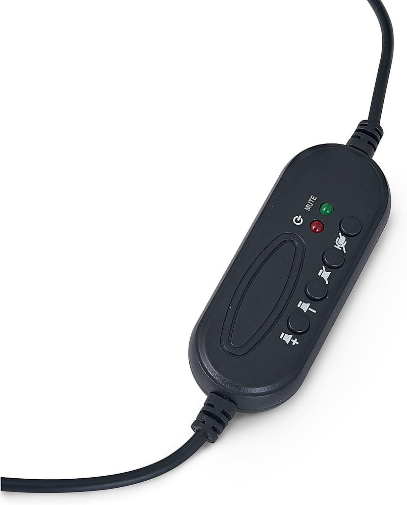 Stereo USB Headset with Microphone and In-Line Remote