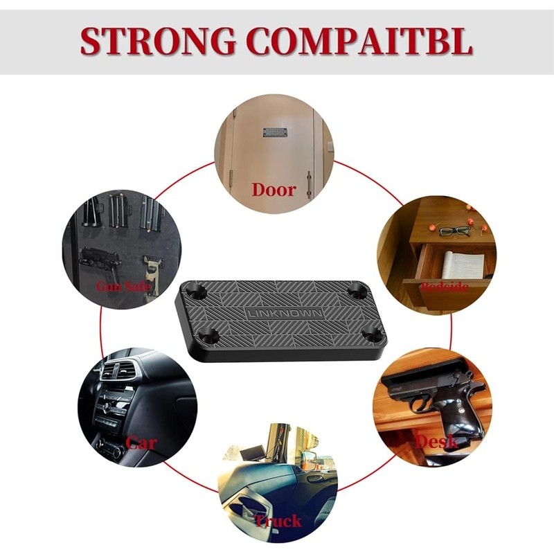 Gun Magnet Firearms Tools Concealed Storage Strong Suction Mounting Solution New
