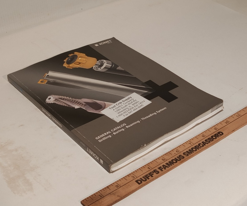 Komet Group General Catalog: Drilling, Boring, Reaming, Threading System Book