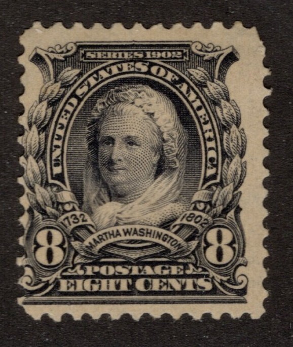 US Scott 306 Mint Hinged - CV 45$ Corner fault