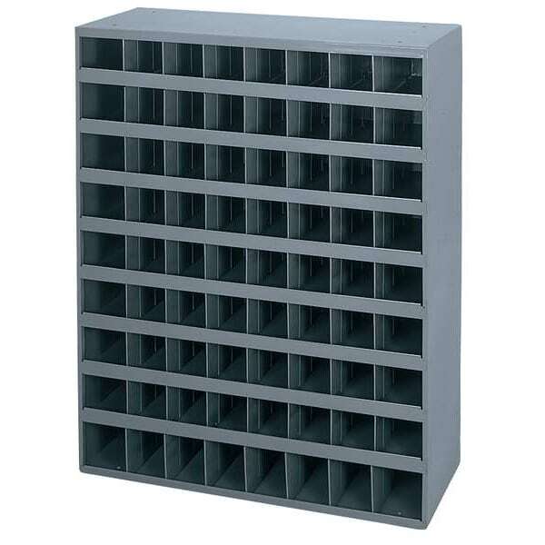 Durham Mfg 363-95 Pigeonhole Bin Unit, 72 Bins, 33-3/4 X 12 X 42 In.