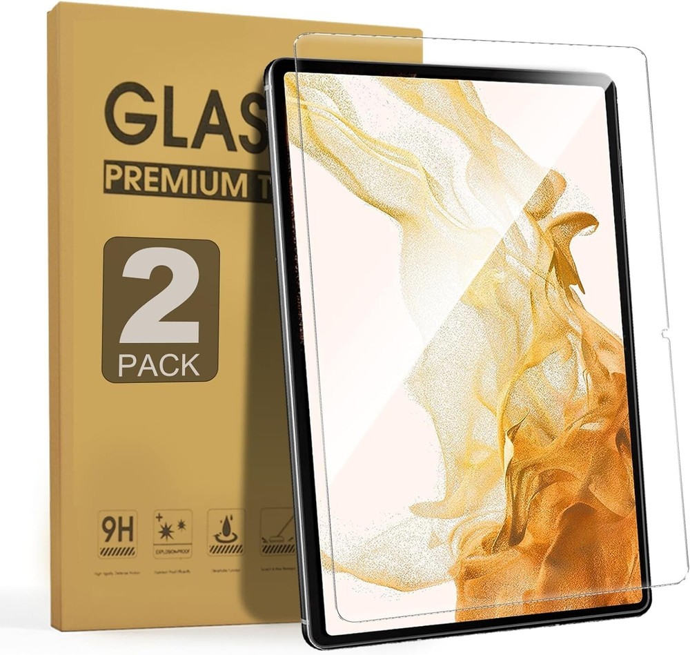 2Pack Galaxy Tab S10+ 12.4 Inch Screen Protector Tempered Glass for Tab S10 Plus