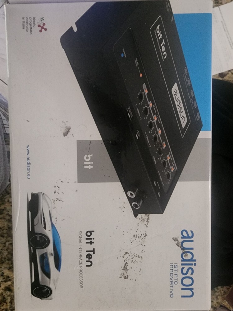 Audison bit Ten 4-Channel Multi-Function Digital Signal Processor - Black