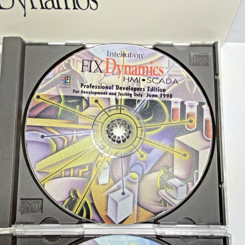 Intellution FIX Dynamics HMI/SCADA Software for Microsoft Windows, CD Edition