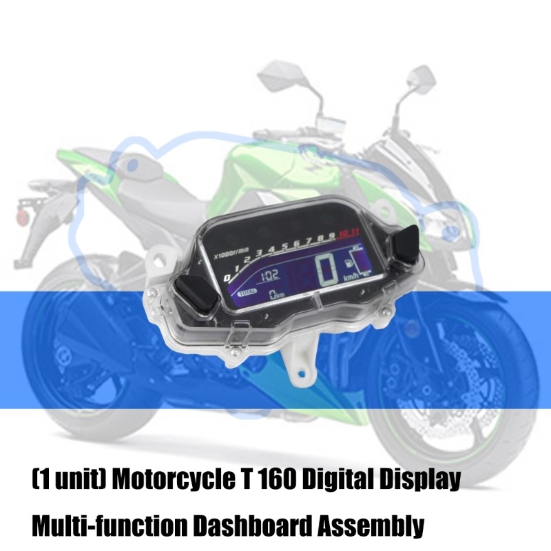Motorcycle Digital Tachometer Instrument Panel for 160 2015-2022 Speedometer