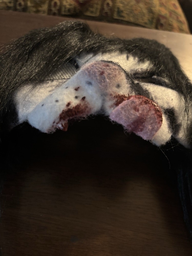 emo vampire cat therian mask. 100% handmade! READ DESCRIPTION
