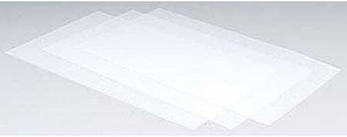 Plastruct Clear Copolyester Plastic Plain Sheets .010 (3) - Model Scratch